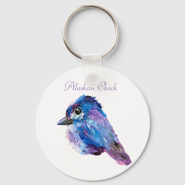 Alaska Chick Keychain Nyckelring (Framsida)