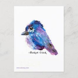 Alaska Chick Postcard Vykort