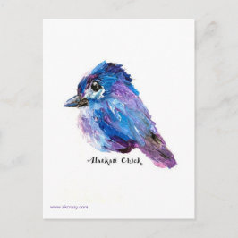 Alaska Chick Postcard Vykort