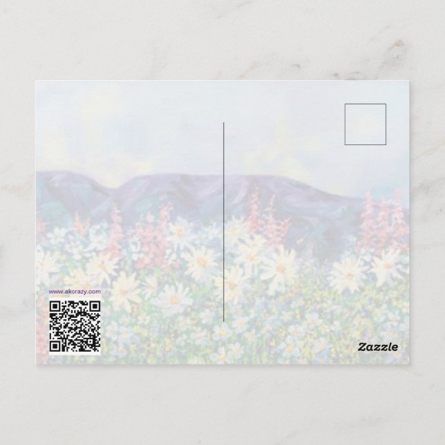 Alaska Chick Postcard Vykort (Baksida)