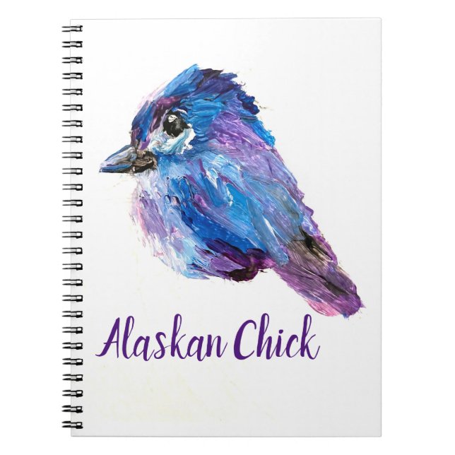Alaska Chick Spiral bärbar dator Anteckningsbok (Framsidan)