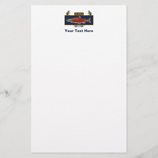 Alaska Combat Fisherman Badge Brevpapper (Framsida)