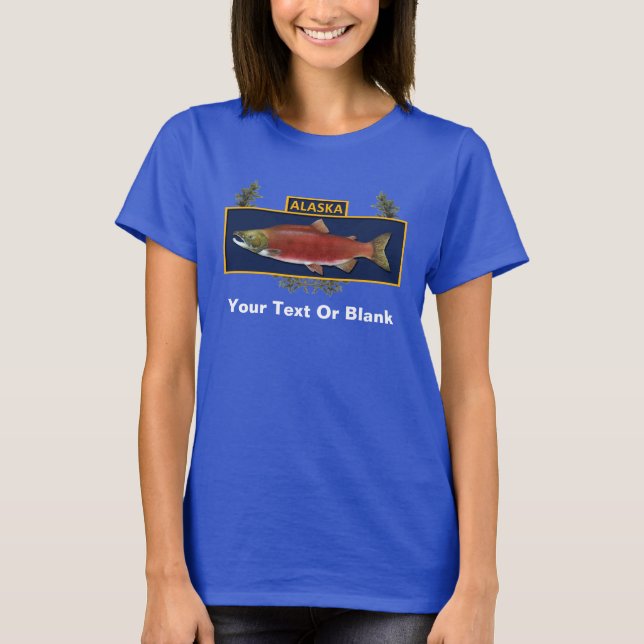 Alaska Combat Fisherman Badge Tee Shirt (Framsida)