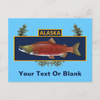 Alaska Combat Fisherman Badge Vykort