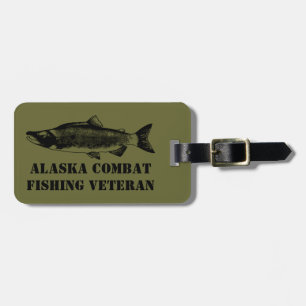 Alaska Combat Fishing Veteran Bagagebricka