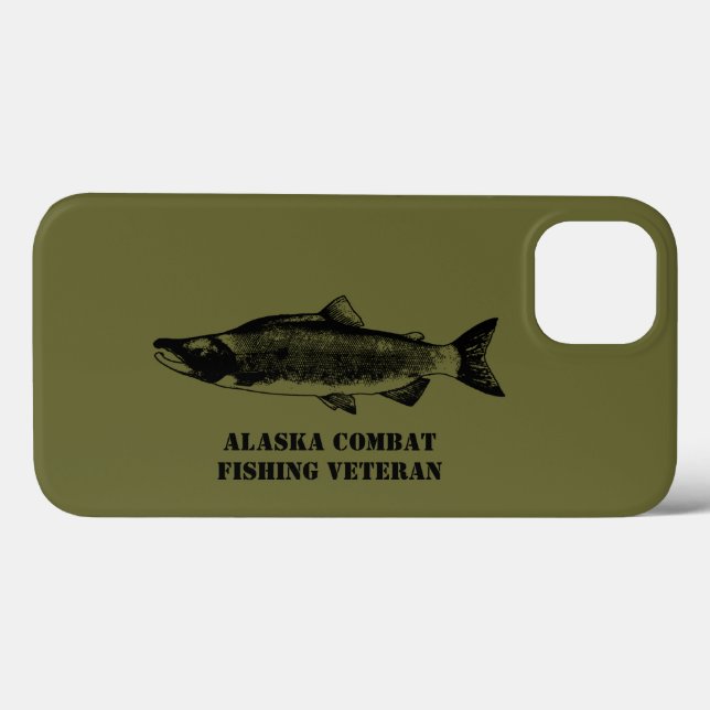 Alaska Combat Fishing Veteran Fodral-Mate iPhone C (Baksida (horisontell))