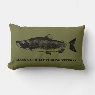 Alaska Combat Fishing Veteran Lumbarkudde