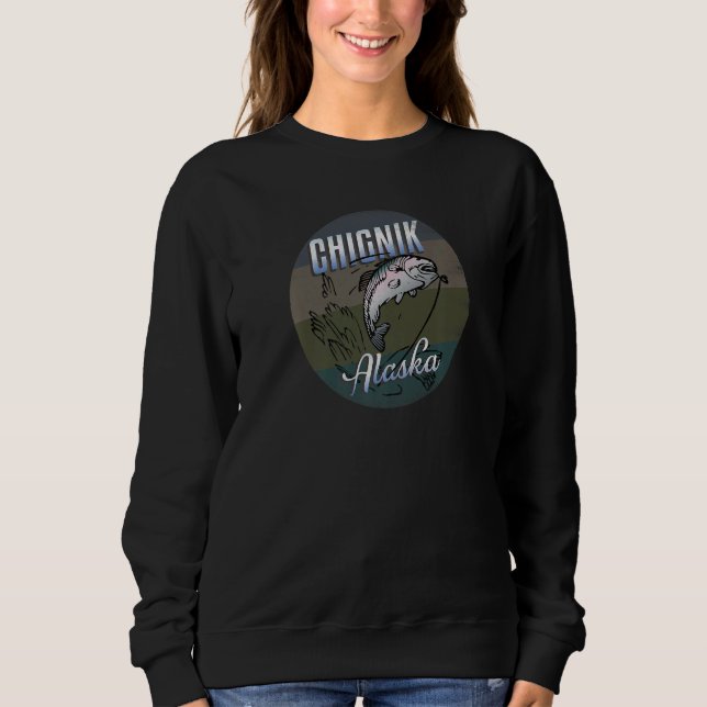 Alaska Commercial Salmon Fishermen Processor Chign T Shirt (Framsida)