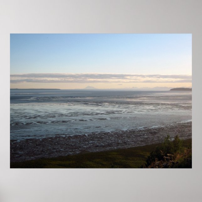 Alaska Cook Inlet Mt Redtvivt av Zaereth Poster (Framsidan)