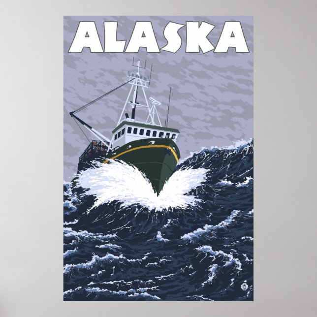 Alaska - Crab Boat Poster (Framsidan)