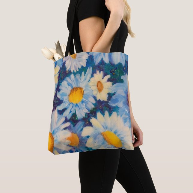 Alaska Crazy Daisy Racerback Tanktop Tygkasse (Närbild)