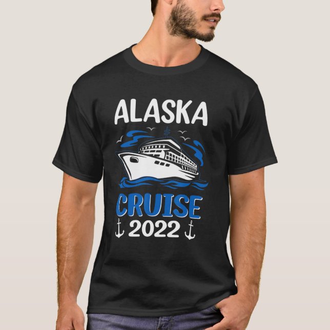 Alaska Cruise 2022 Vacation Matching Family Group T Shirt (Framsida)