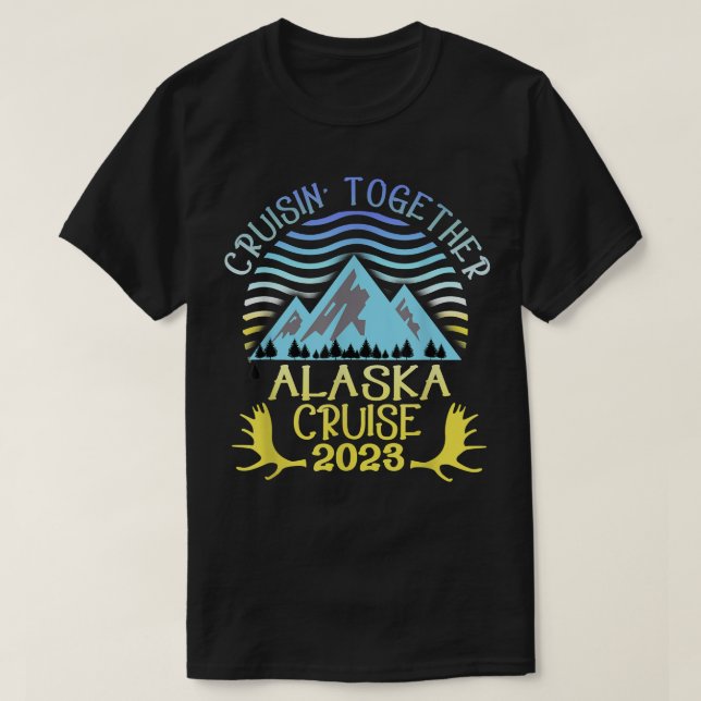 Alaska Cruise 2023 Family eller Group Vacation T Shirt (Design framsida)