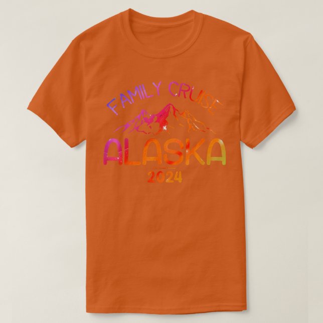 Alaska Cruise 2024 Family Summer Vacation Travel T T Shirt (Design framsida)