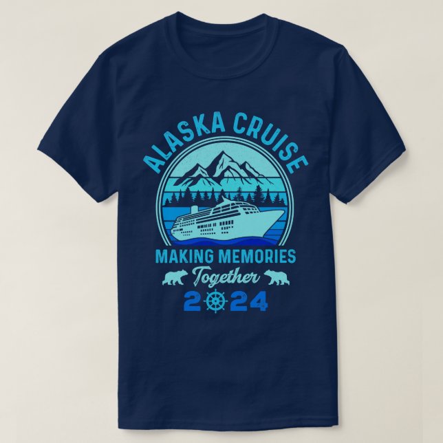 Alaska Cruise 2024 Skapar Memories TShirt 2 T Shirt (Design framsida)