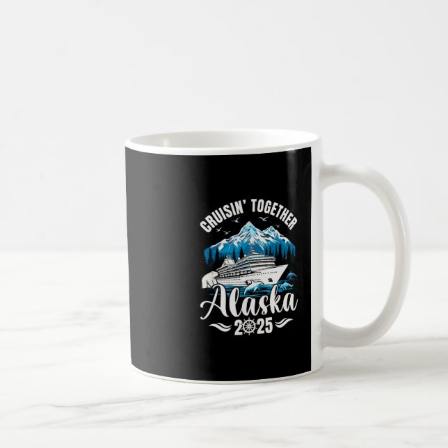 Alaska Cruise 2025 Cruisin Together Family Vacatio Kaffemugg (Höger)