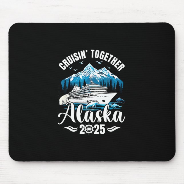 Alaska Cruise 2025 Cruisin Together Family Vacatio Musmatta (Framsidan)