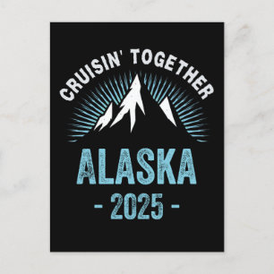 Alaska Cruise 2025 Family Friends Vacation Travel Vykort