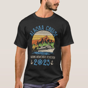 Alaska Cruise 2025 Matching Family Friends Group A T Shirt