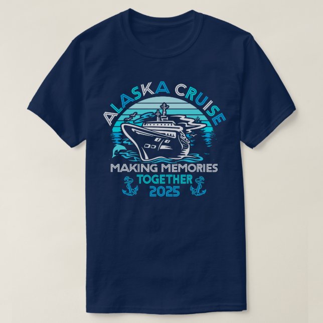 Alaska Cruise 2025 Matching Family Group Alaska Cr T Shirt (Design framsida)