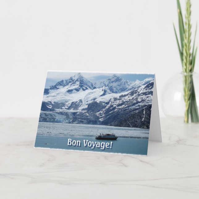 Alaska Cruise Bon Voyage Greeting Card Kort (Framsida)