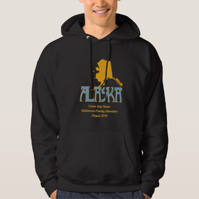 Alaska Cruise Family Reunion Hoodie (Framsida)