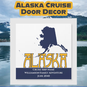 Alaska Cruise Frakt Cabin Door Marker