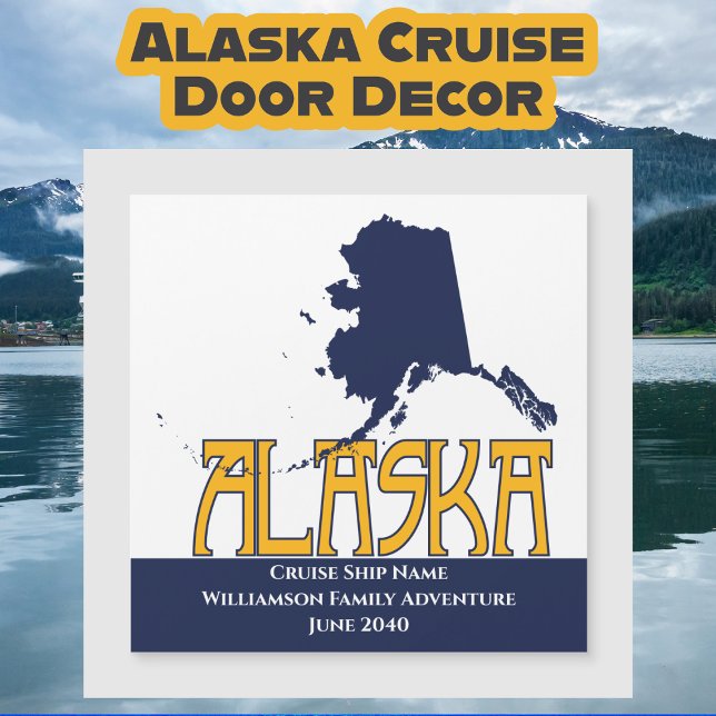 Alaska Cruise Frakt Cabin Door Marker (Skapare uppladdad)
