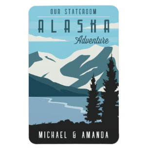 Alaska Cruise Frakt Stateroom Magnet