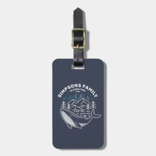 Alaska Cruise Resa Anpassningsbar  Family Matching Bagagebricka