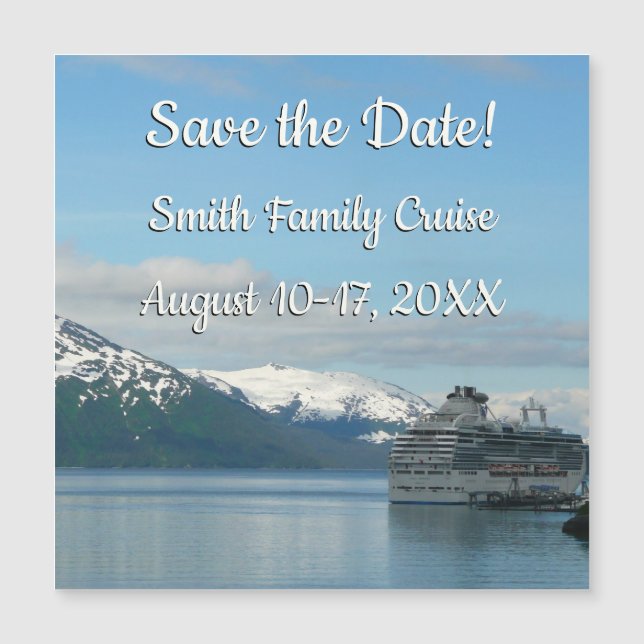 Alaska Cruise Save the Date (Framsida)