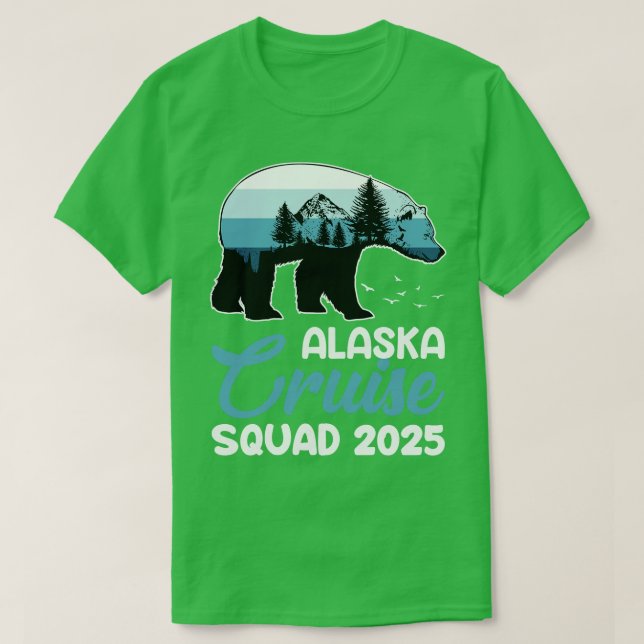 Alaska Cruise Squad 2024 Matching Family Group Ala T Shirt (Design framsida)