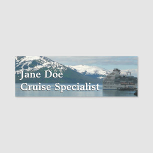 Alaska Cruise Vacation Travel Photography Namnbricka