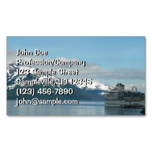 Alaska Cruise Vacation Travel Photography Visitkortmagnet