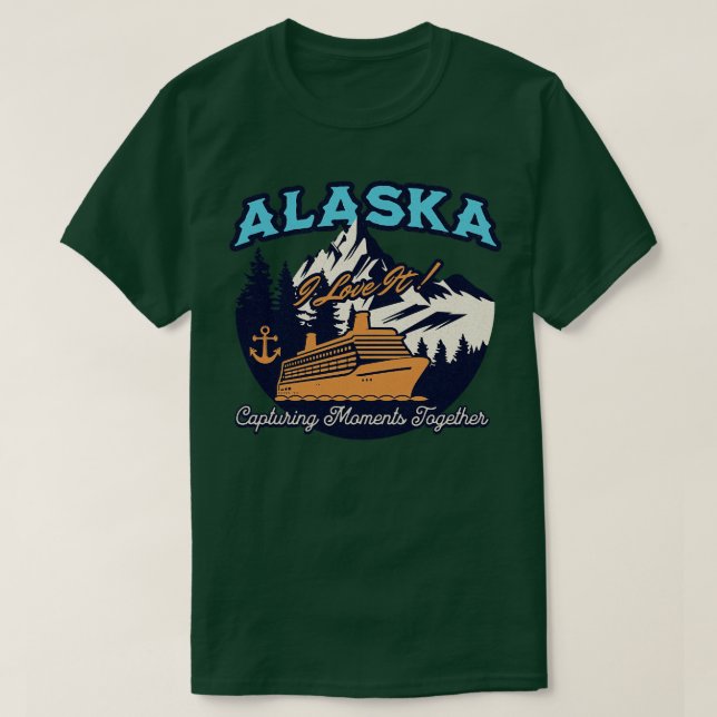 Alaska Cruise Vacation TShirt T Shirt (Design framsida)