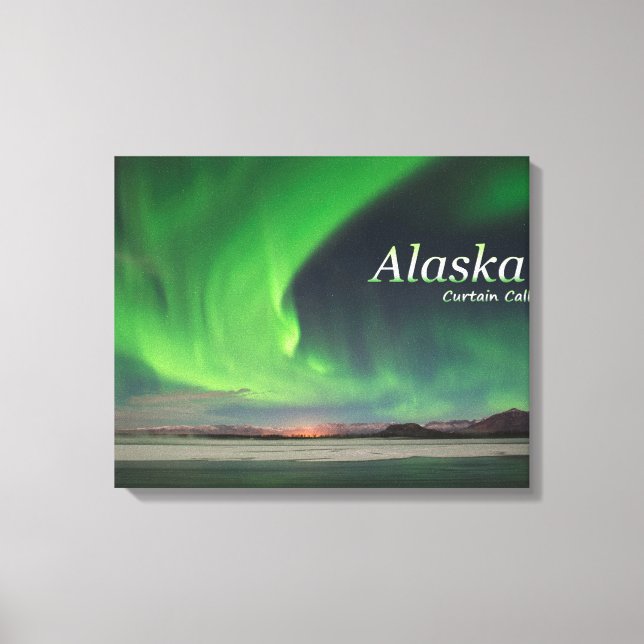 Alaska Curtain Call Canvastryck (Framsida)