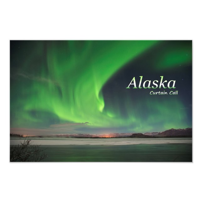 Alaska Curtain Call Fototryck (Framsidan)