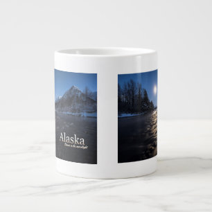 Alaska Dance in Moonlight Jumbo Mugg