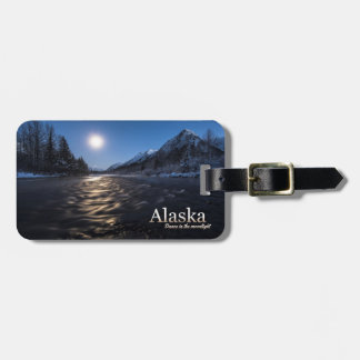 Alaska dans i månsken bagagebricka