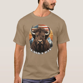 Alaska Day Capturing Alaskas Essence Oversized T Shirt