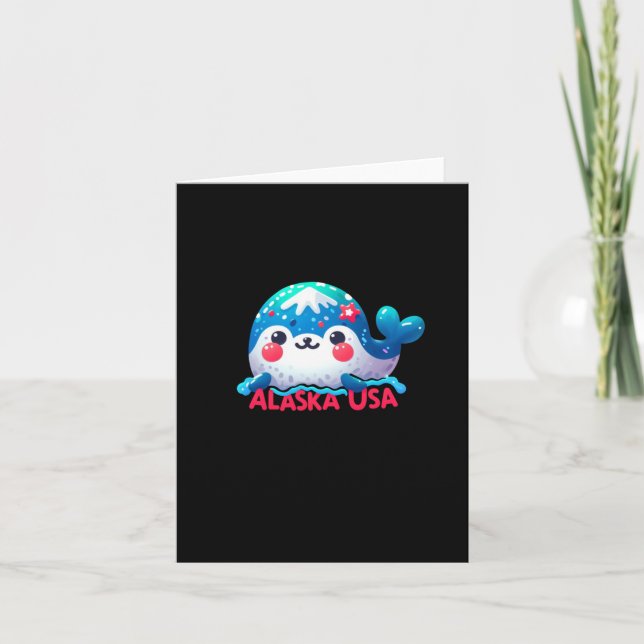 Alaska dekal  kort (Framsida)