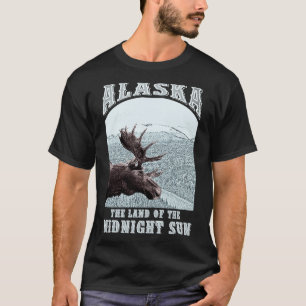 Alaska, delstaten Midnight Sol T Shirt
