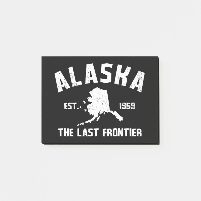 Alaska, den sista gränsen post-it block (Framsida)