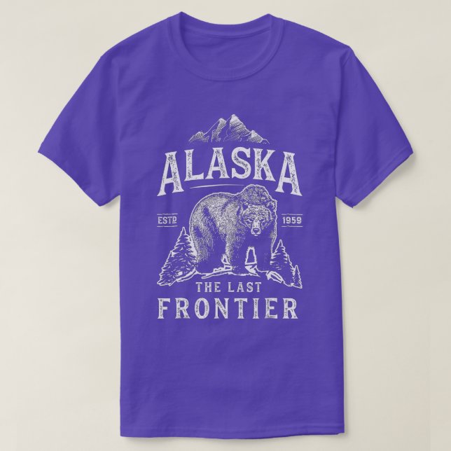 Alaska, den sista Manarna av gränsboet, kvinnogåvo T Shirt (Design framsida)