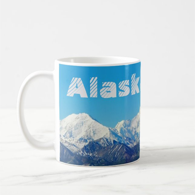 Alaska Denali Kaffemugge Landskapspresent Kaffemugg (Vänster)