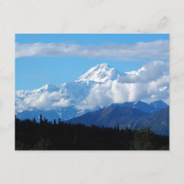 Alaska Denali Mountain Ligcape Photo Vykort