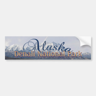Alaska Denali National Park Mount McKinley Bildekal
