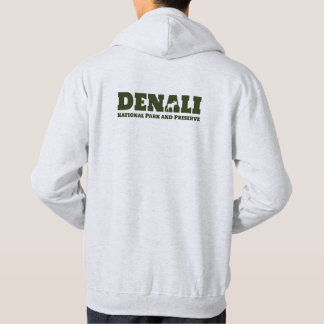 Alaska. Denali nationalpark och sylt Hoodie