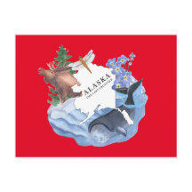 Alaska, det senaste vykortet för gränsstaten