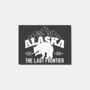 Alaska, det sista gränsbäckenet för Polar Post-it Block